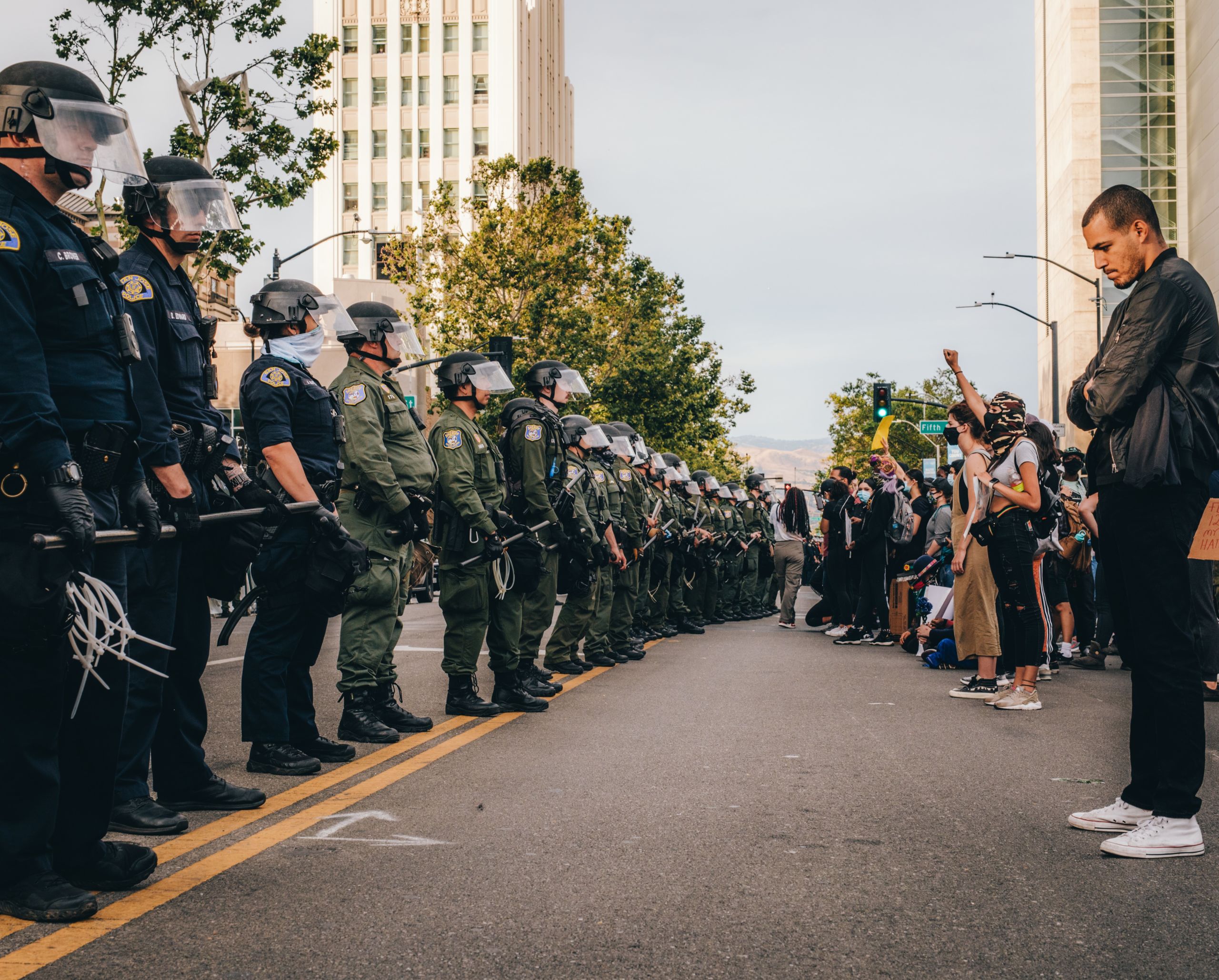 George Floyd protest in California, 2020