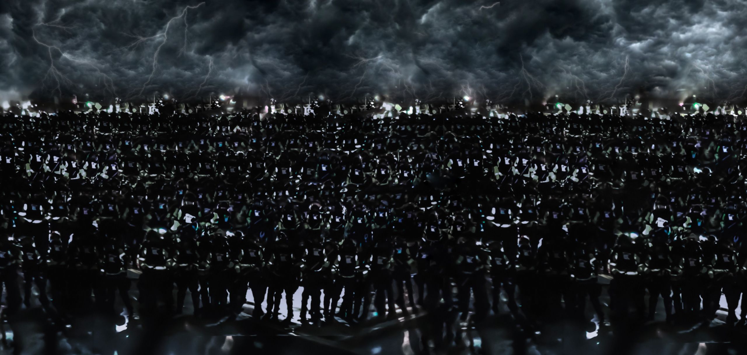 Deep Dark Sea of Cops, 2021 [Omid Tavakoli]