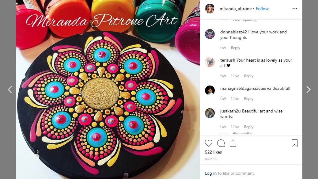 How to paint Mandalas Using the Silicone tools ~ Dotting with Miranda  Pitrone Art 