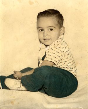Rivera-Resto at age 4.